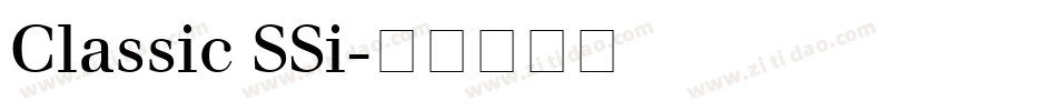 Classic SSi字体转换